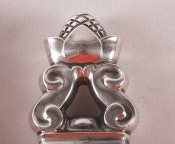 SERVERINGSBESTICK, 2 del, sterling, Georg Jensen, "Konge", Danmark.