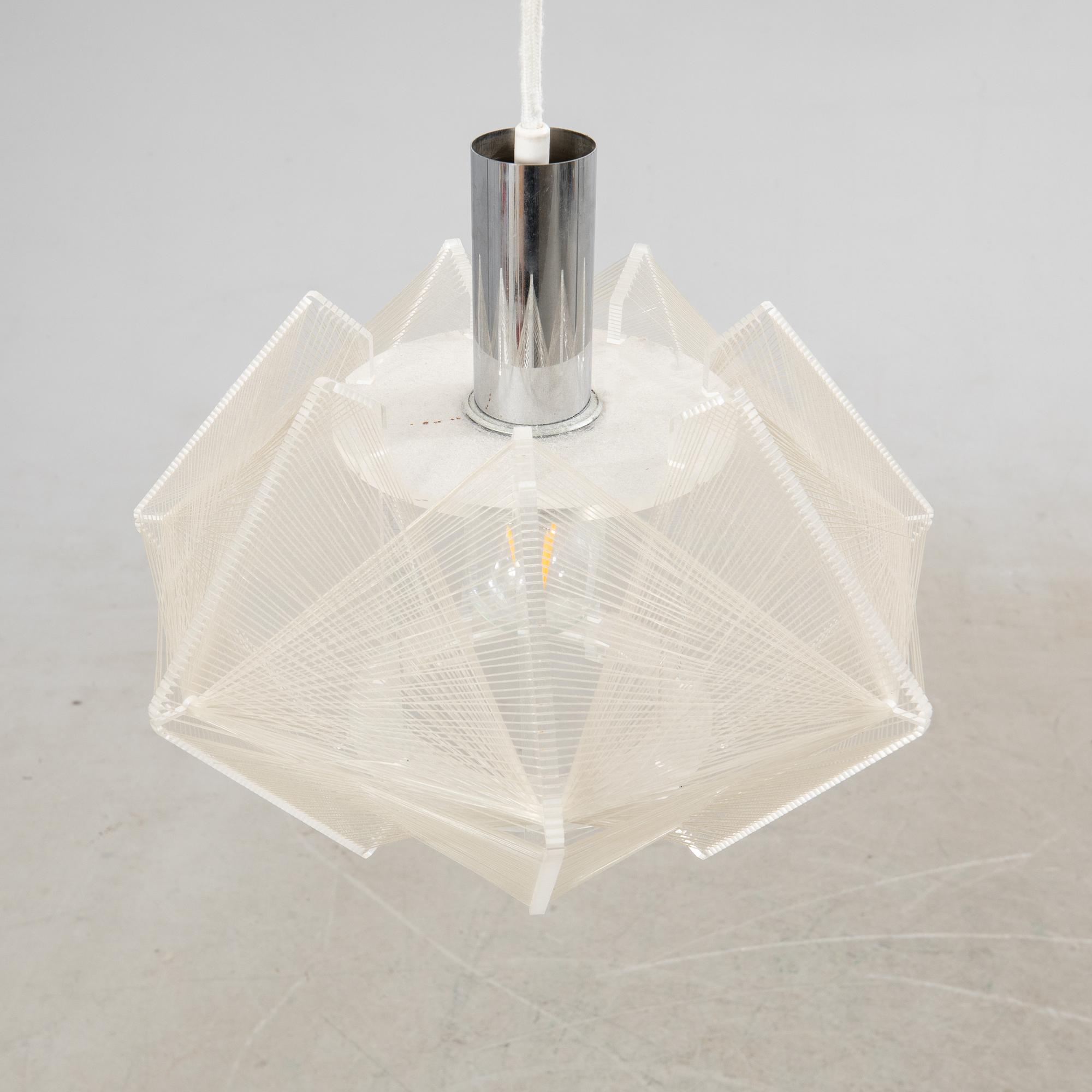 Paul Secon, taklampa, för Sompex, 1960-tal.