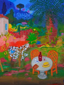Lennart Jirlow, In the artist's garden, Provence.
