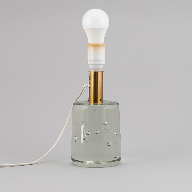JOSEF FRANK, a model G 1819 glass and brass table lamp, Sweden, produced at Reijmyre for Firma Svenskt Tenn, designed 19.