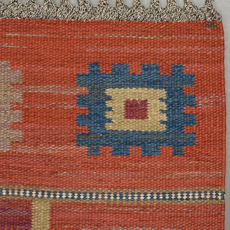 Märta Måås-Fjetterström, A CARPET, "Röd grön äng", flat weave, ca 301 x 202,5 cm, signed AB MMF.