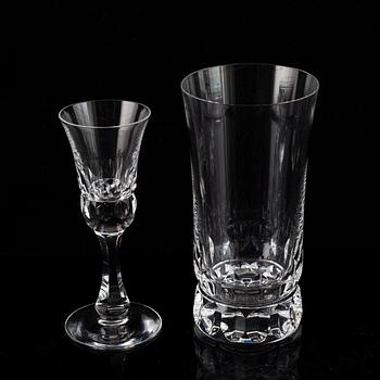 Göran Wärff, a part 'Prince' glass service, Kosta Boda (72 pieces).