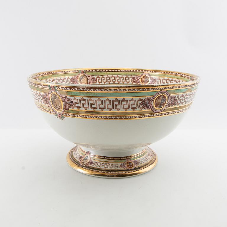 Bålskål "Svea" Gustavsberg omkring 1900 porslin.