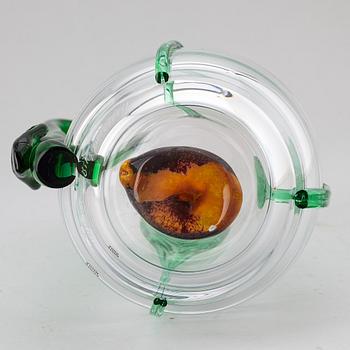 KANNA, glas, "New Friends" Ernst Billgren, Kosta Boda, sent 1900-tal.