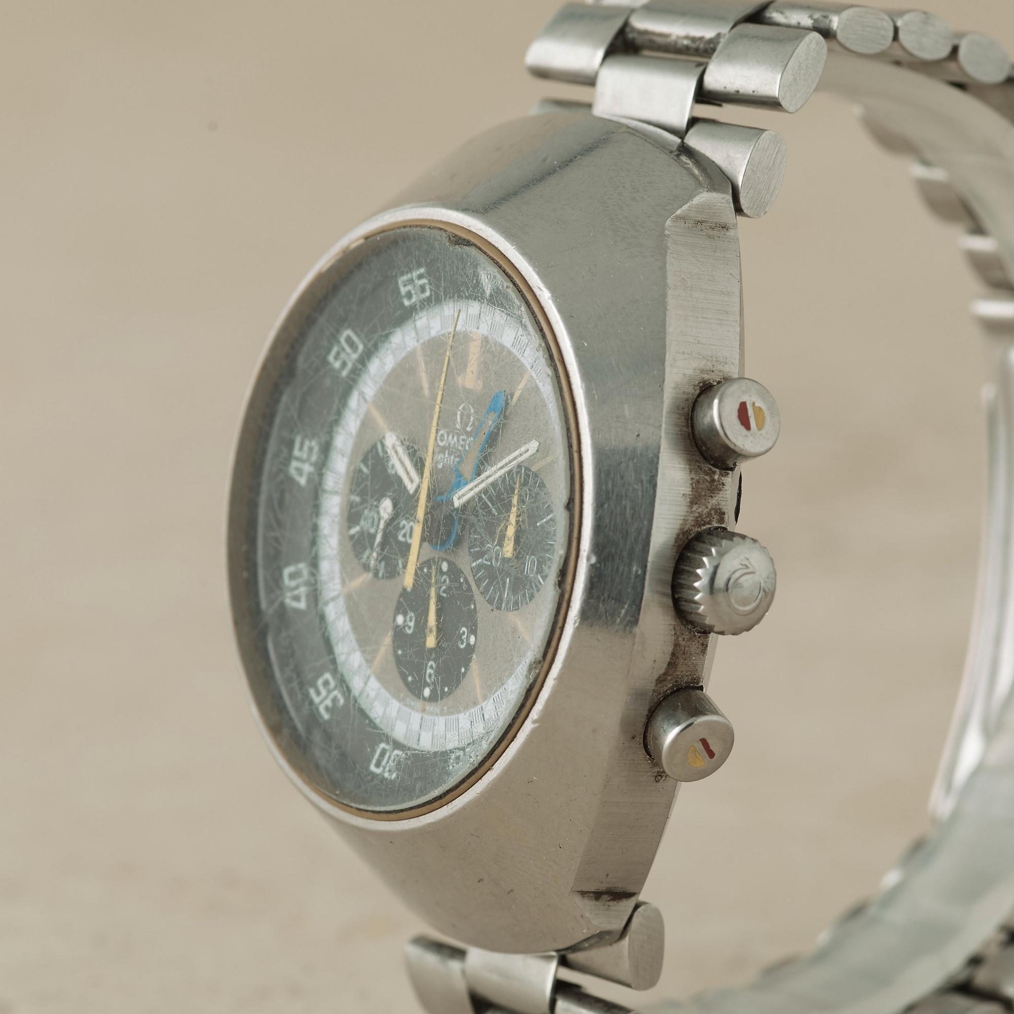 OMEGA, Flightmaster (T SWISS MADE T), kronograf, armbandsur, 43 x 53 mm,
