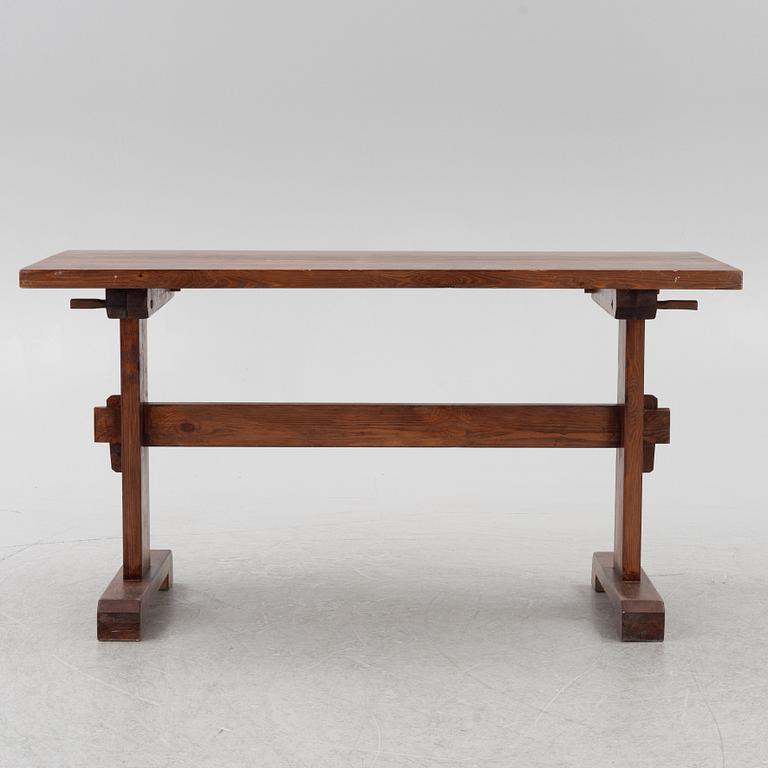 Carl Malmsten, A stained pine table, 20th century.