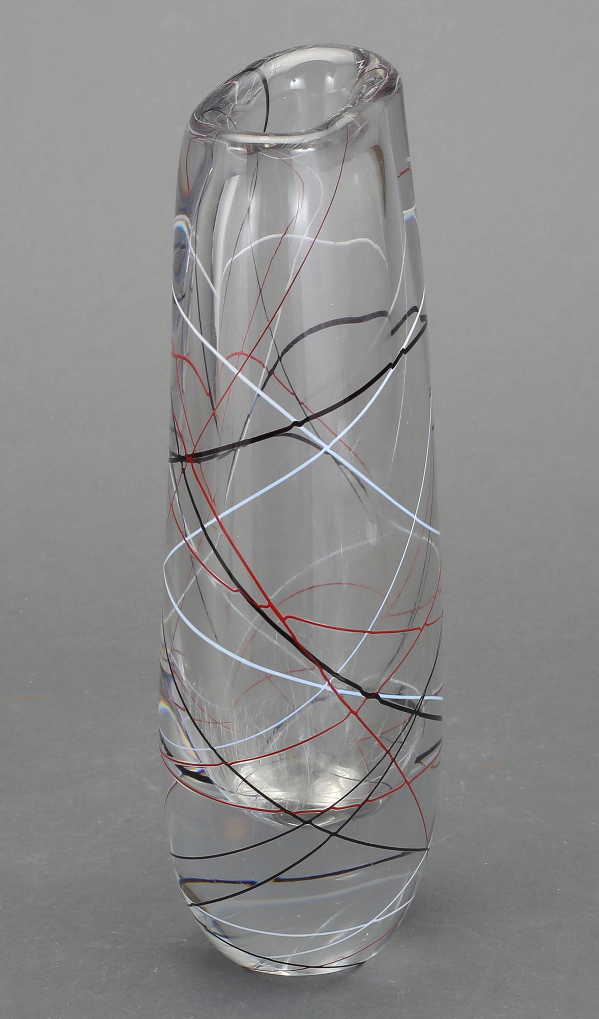 VAS, glas, Vicke Lindstrand, Kosta. Formgiven före 1954.