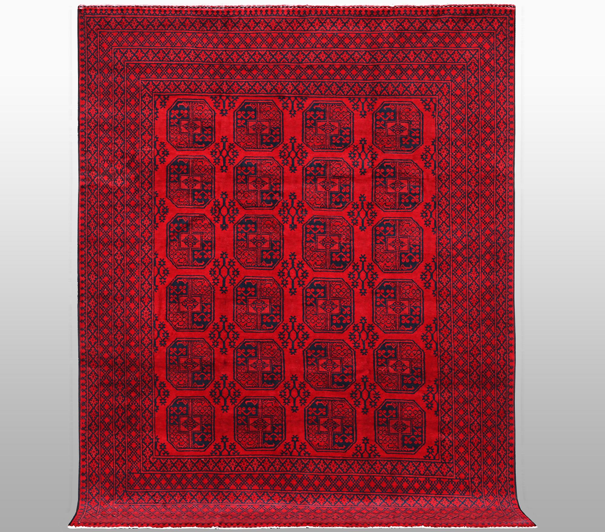 A carpet, Afghan, ca 342 x 252 cm.