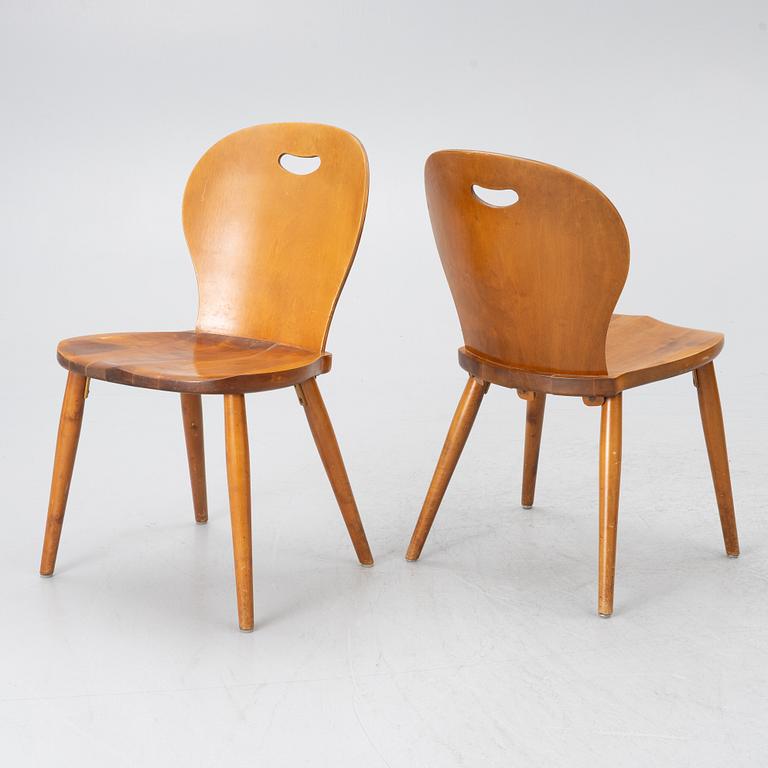 Chairs, 4 pcs, Gemla, Diö, mid-20th century.