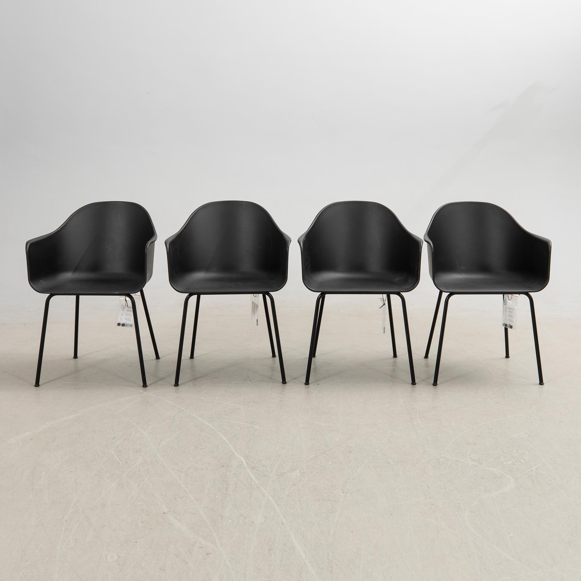 Norm Architects, armchairs, 4 pcs, "Harbour dining chair", for Audo Copenhagen, 2020s.