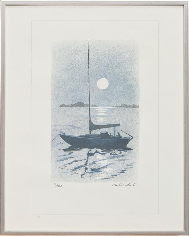 ROLAND SVENSSON, färglitografi, signerad och numrerad 111/360.