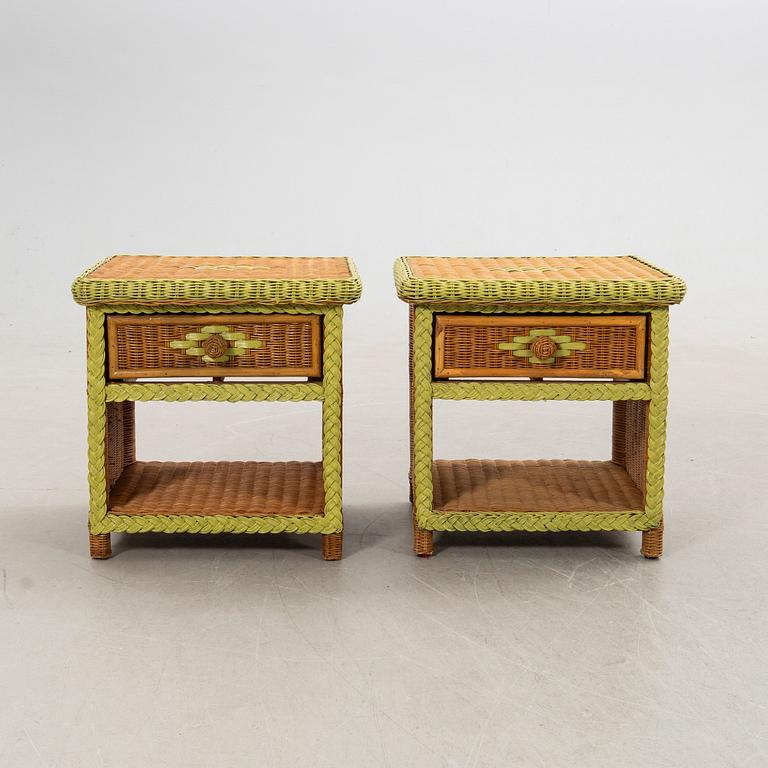 Sängbord, ett par, troligen Frankrike, sent 1900-tal.