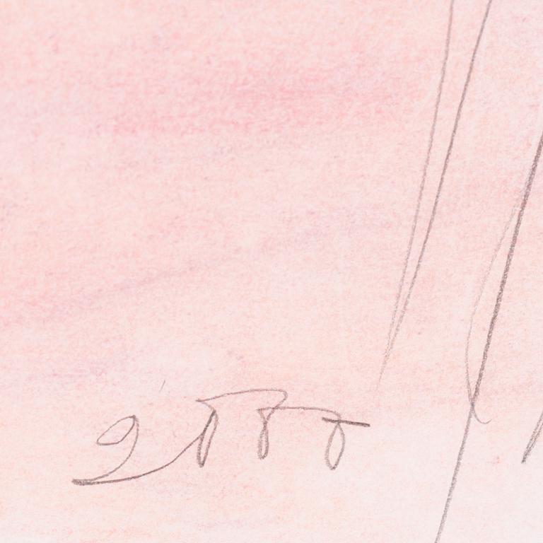 EDDIE FIGGE, blandteknik, signerad och daterad 2000.