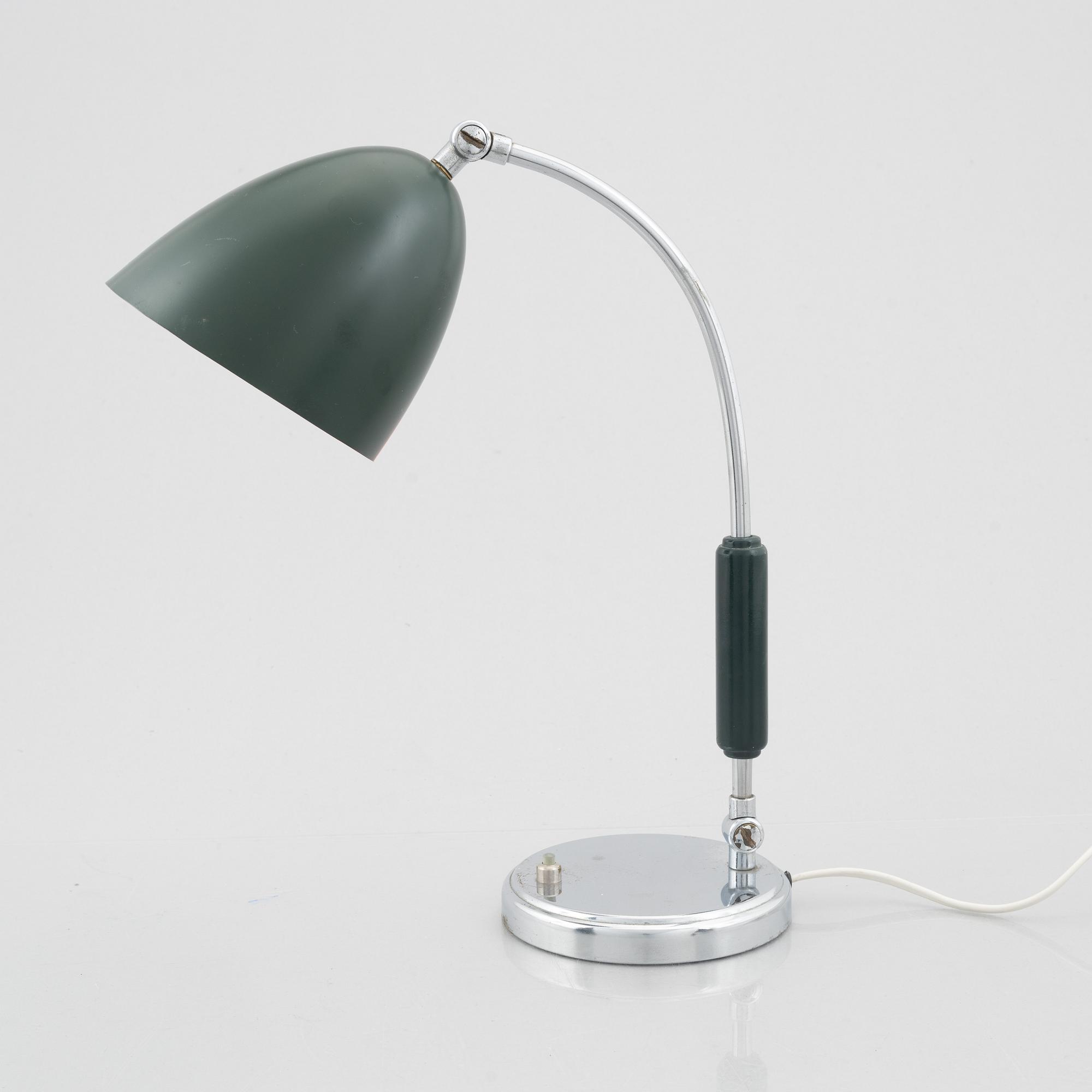 Bordslampa, funkis, 1930-tal.