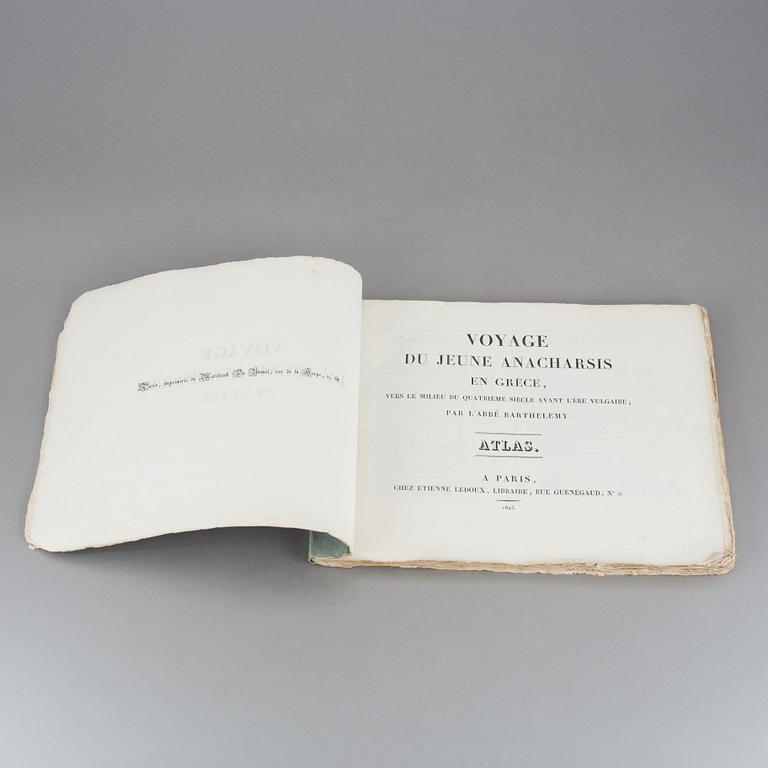 ATLAS, "Atlas du Jeune Anacharsis en Grèce", 1825.