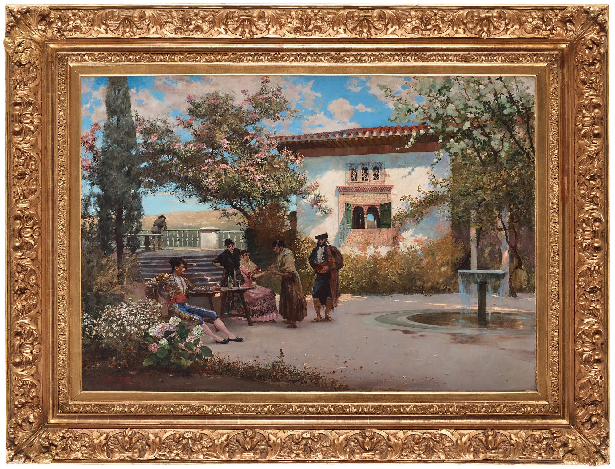 Hugo Birger, 'Spåkvinnan vid La Mesquita'  (The fortune teller at La Mesquita).