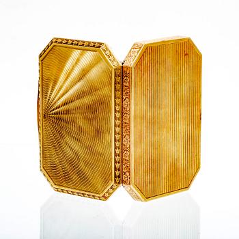 Cigarettetui 14K guld 1900-tal.