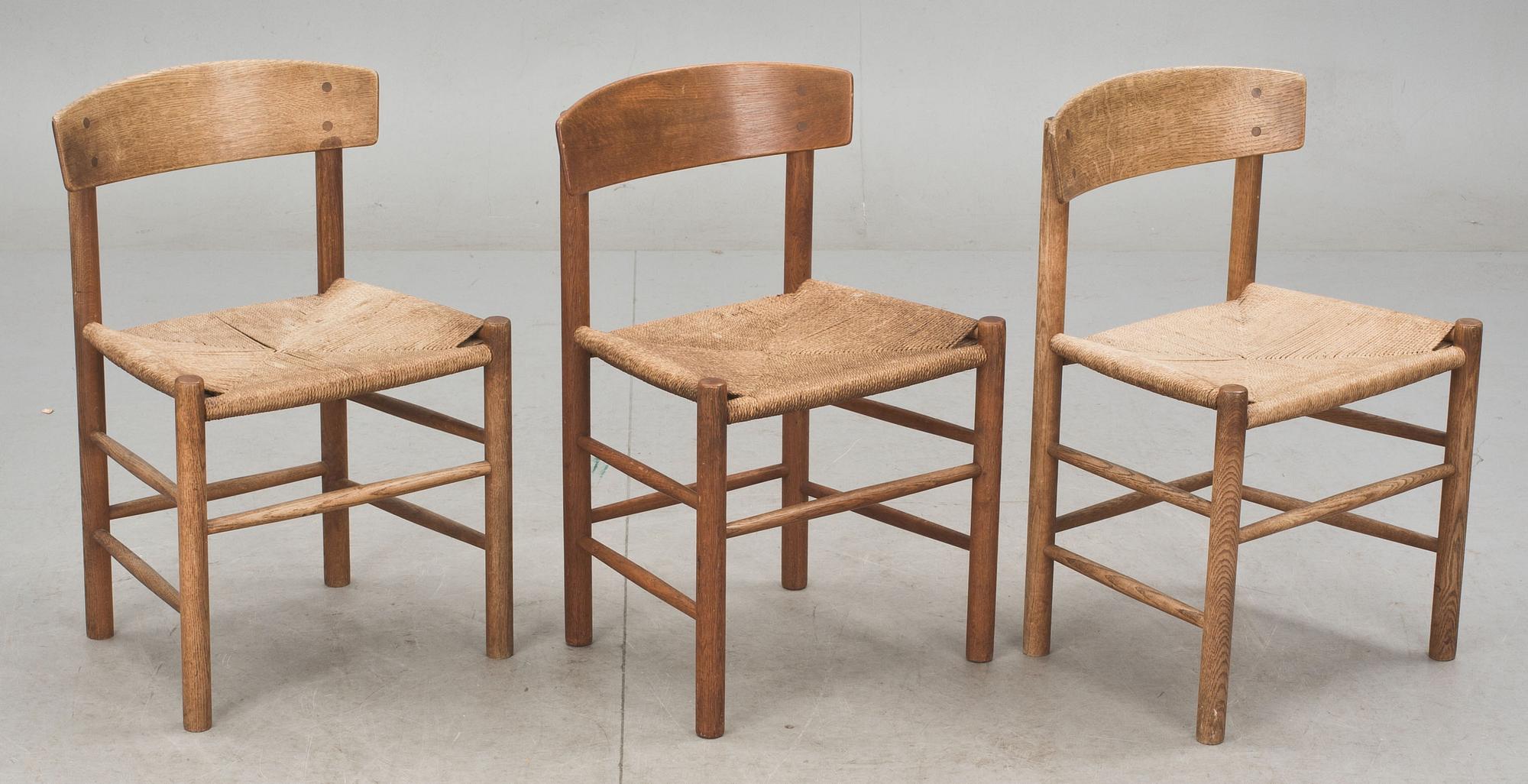 STOLAR, 7 st, "J 39", Börge Mogensen.