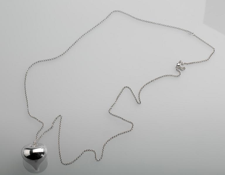 HALSMYCKE, sterlingsilver, Helle Damkjaer för Georg Jensen, Danmark, 2010. Vikt ca 26 g.