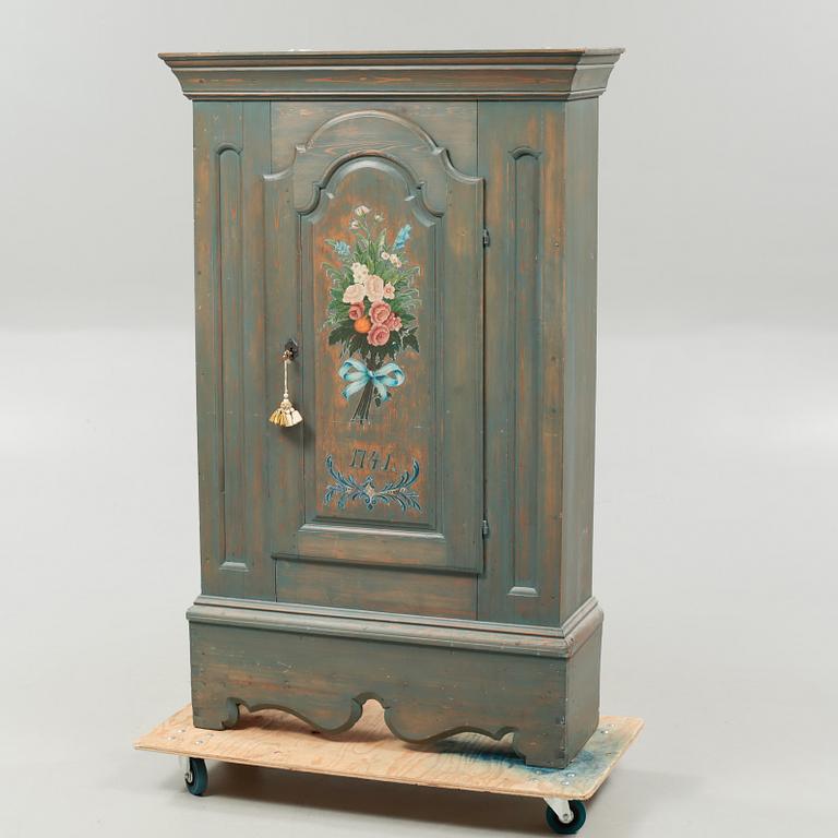 A cabinet from Jämtland, probably, dated 1741.