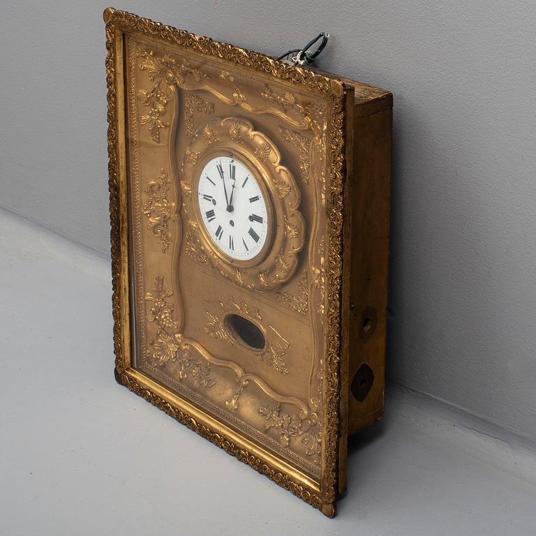 A mid 19th century wall clock.