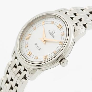 Omega, De Ville, Prestige, "Mother of Pearl Dial", wristwatch, 27.4 mm.