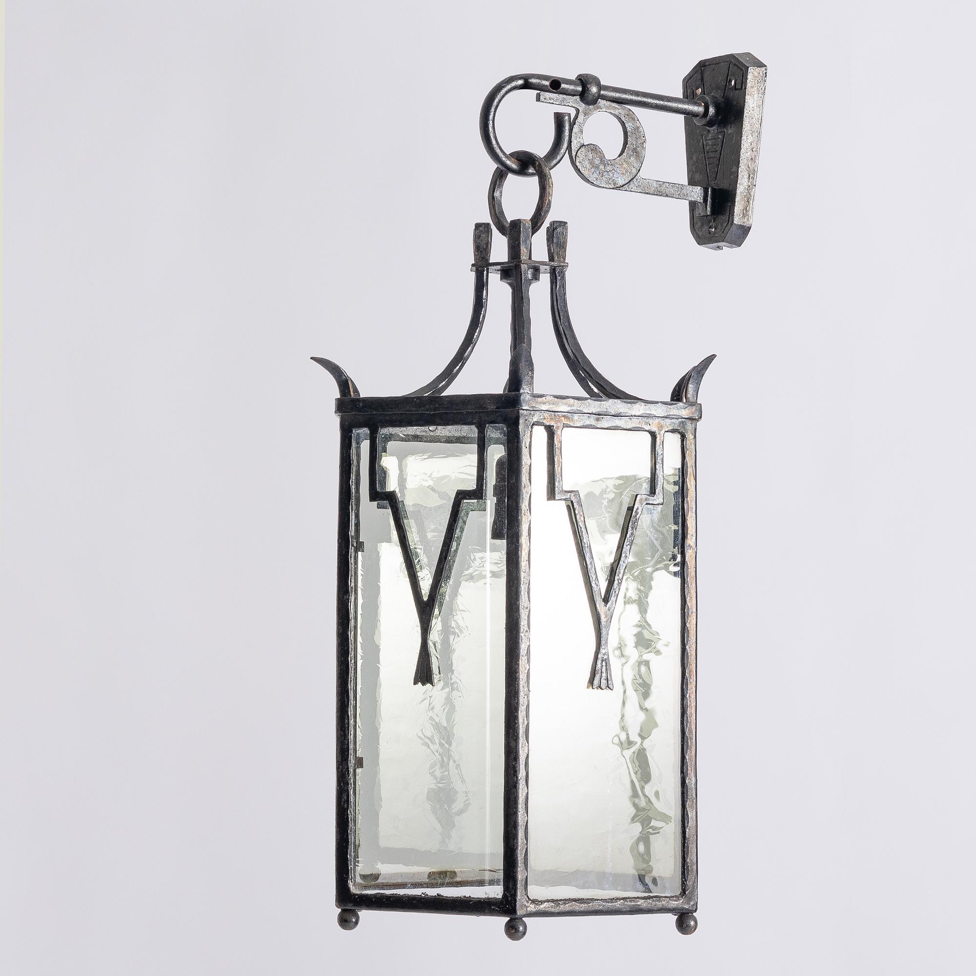 Harald Notini, a wall lamp model "6170", Arvid Böhlmarks Lampfabrik, Stockholm, 1920s-30s.