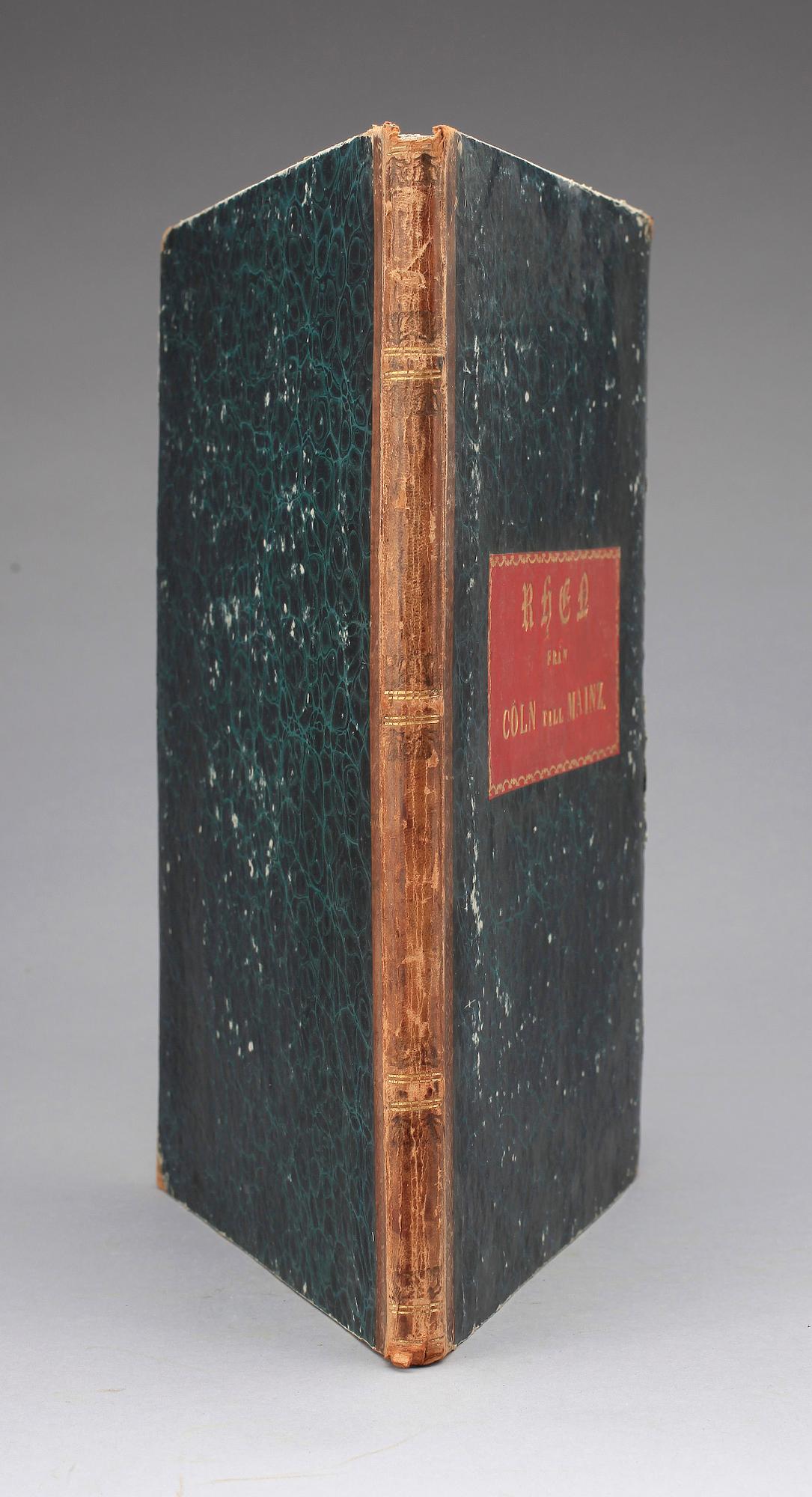 BOK, "Tjugo vuer af Rhenströmmen från Cöln till Mainz", efter C.J.Billmark, Paris 1837.