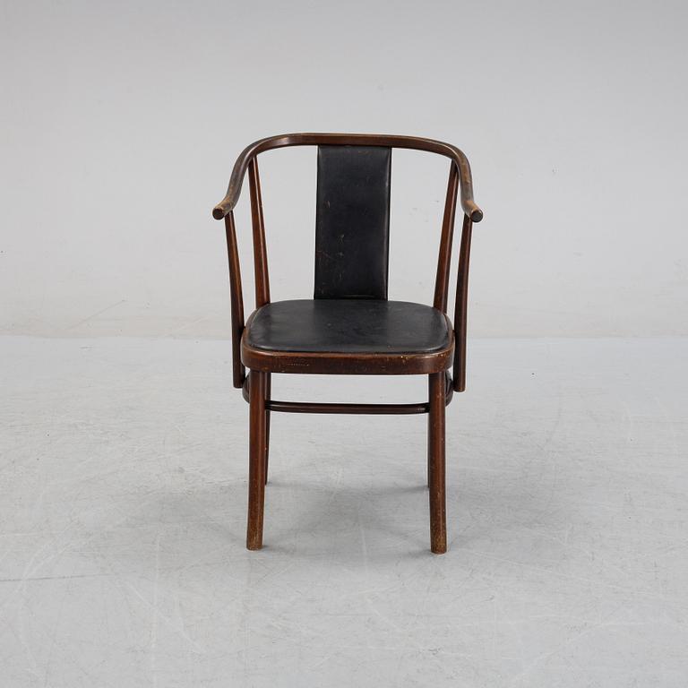 Peter Celsing, a stained beech model 1514 chair, Gemla, Diö, 1965.
