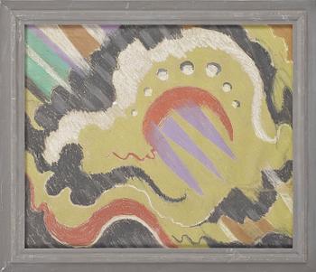 Knut Lundström · KNUT LUNDSTRÖM, tillskriven, pastell, signerad.