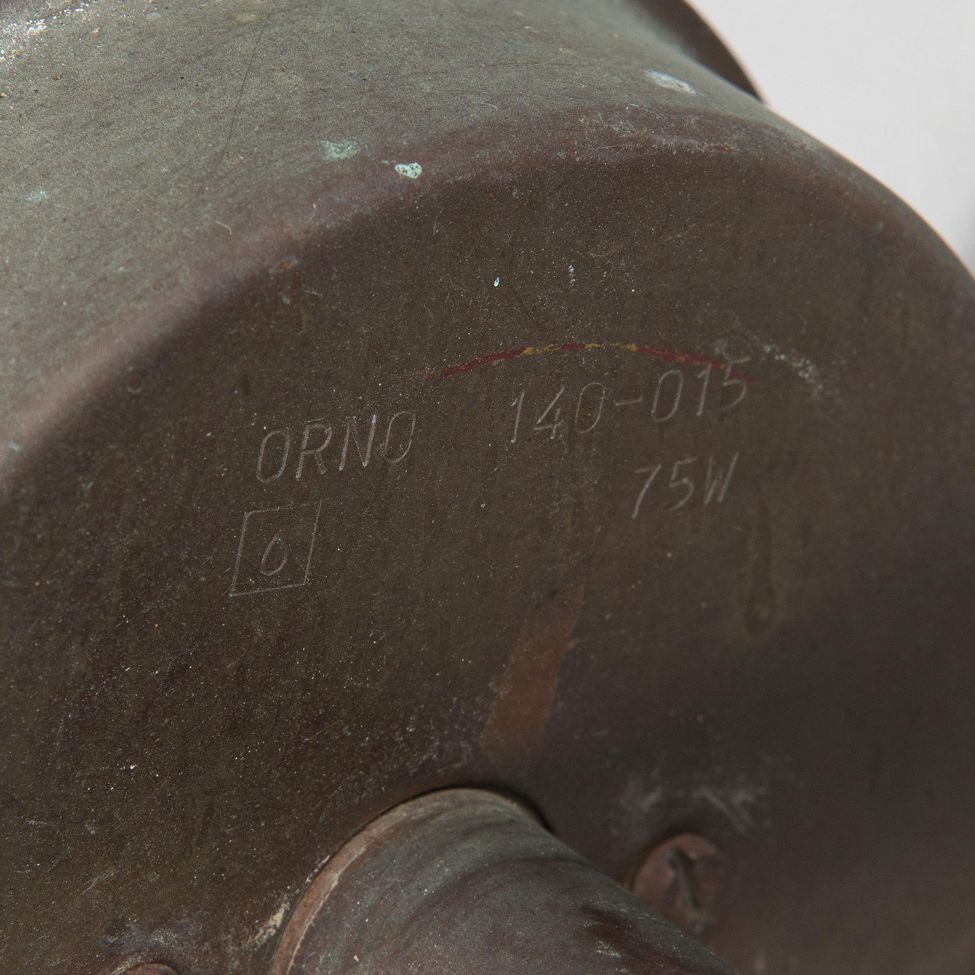 Lisa Johansson-Pape, A set of six of 1970s outdoor wall lights '140-015' for Stockmann Orno.