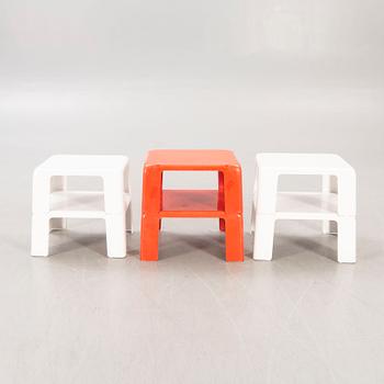 A set of 4+s Mario Bellini, tables/side tables for C&B, designed in 1966.