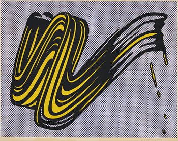 824. Roy Lichtenstein, "Brushstroke".