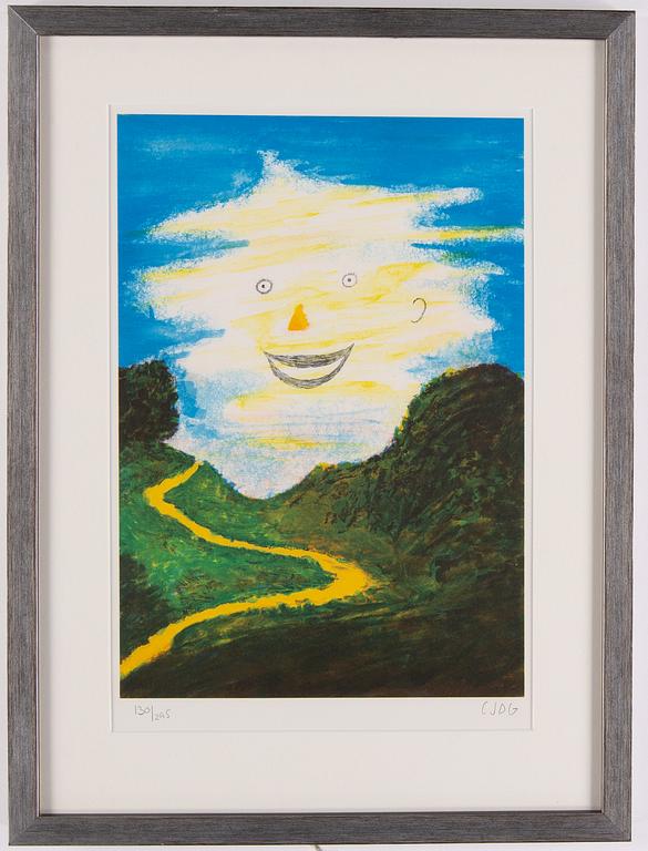 CARL JOHAN DE GEER, lithograph in colours, signed and numbered 130/295 in pencil.