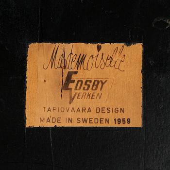 ILMARI TAPIOVAARA, A 'Mademoiselle' chair, Edbyverken 1959. Signed.