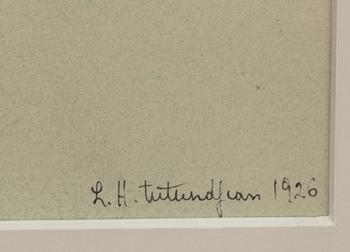 LEON ARTHUR TUTUNDJIAN, Blandteknik, signerad o daterad 1926.