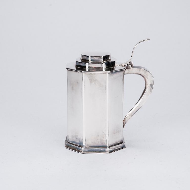 STOP, silver, Johannes Siggaard, Köpenhamn Danmark 1948. Vikt 399 g.