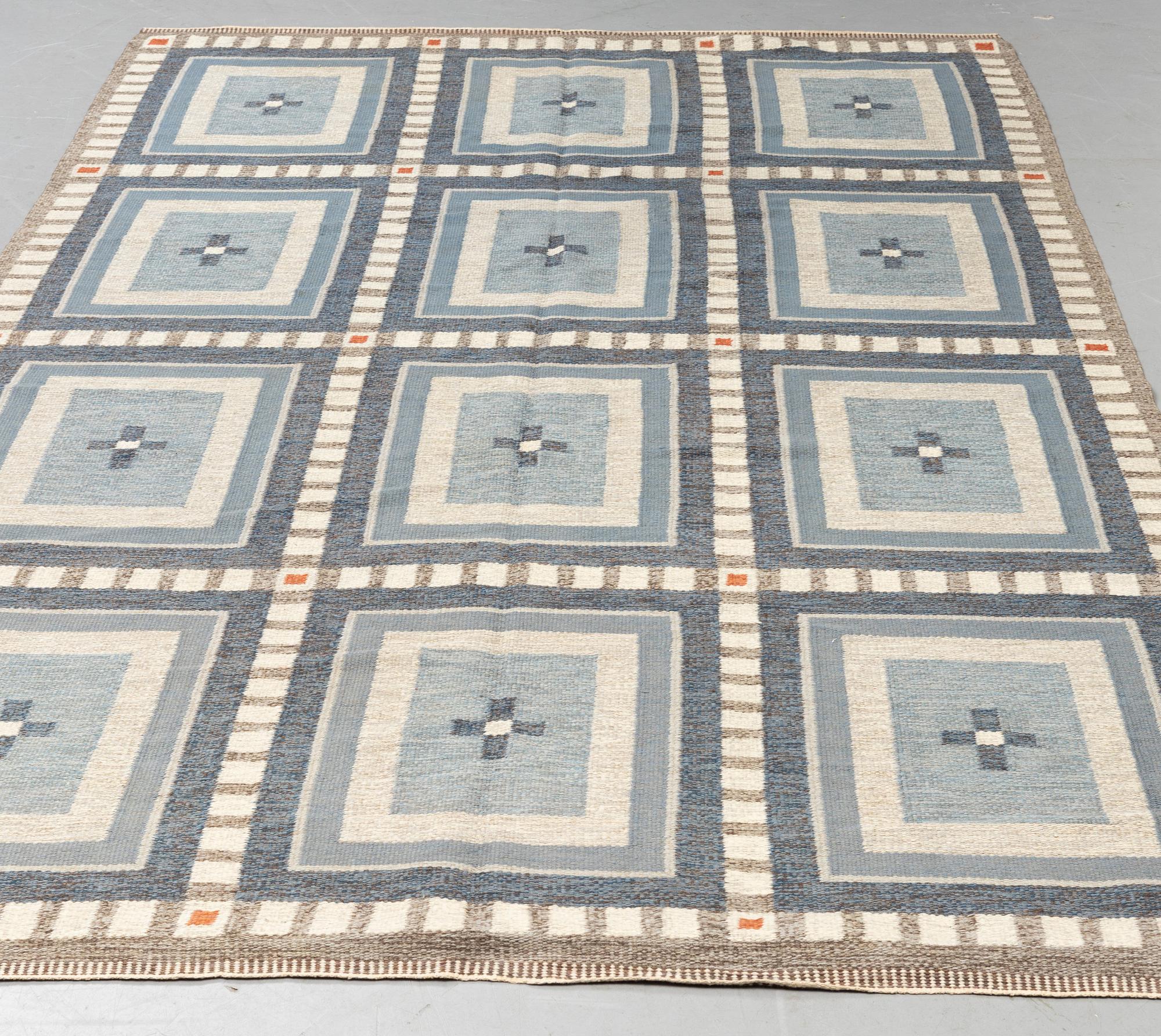 Sigvard Bernadotte, matta, rölakan, ca 320 x 194 cm, osignerad.