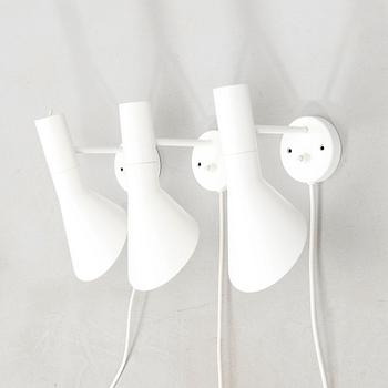 Arne Jacobsen, vägglampor 3 st AJ för Louis Poulsen Danmark 2000-tal.