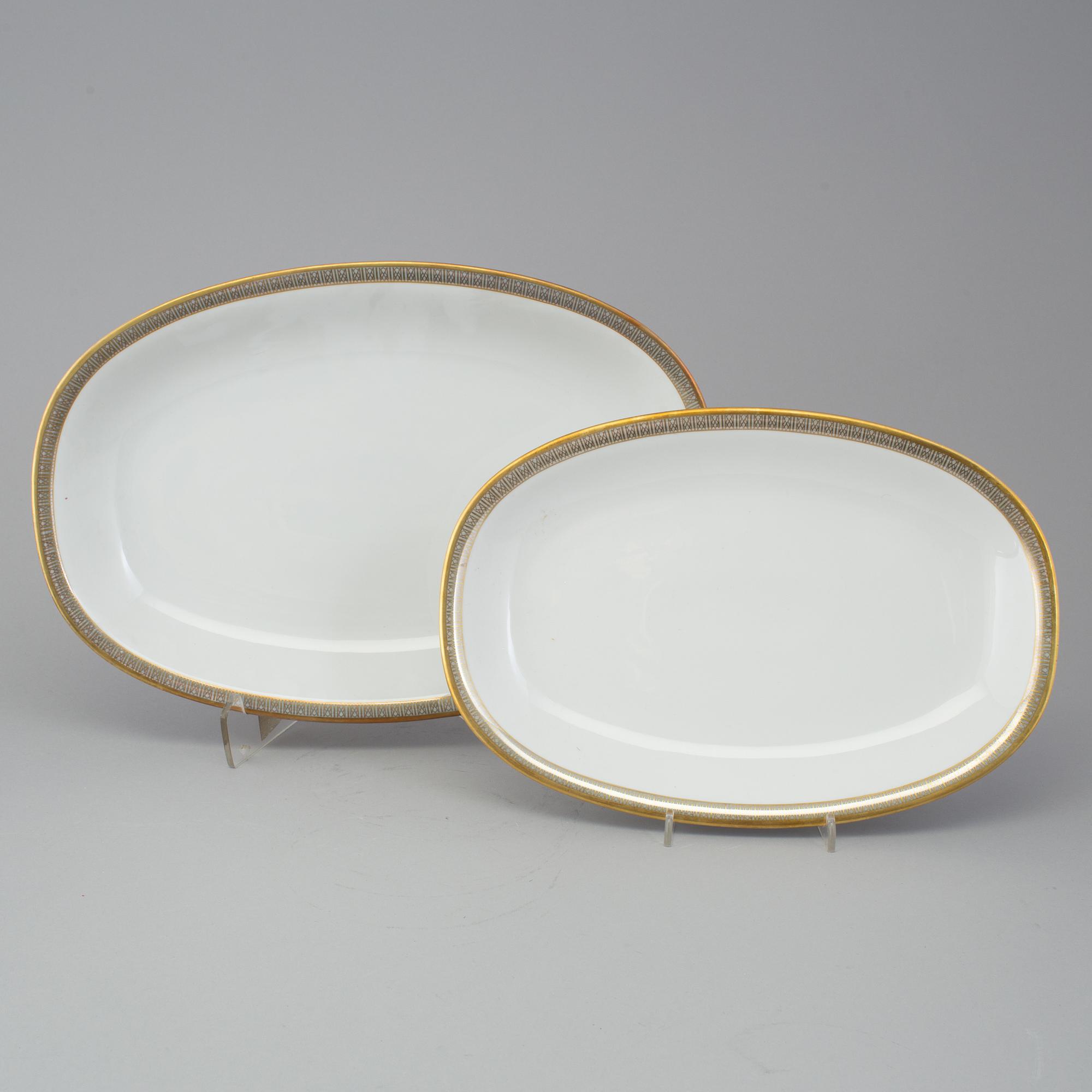 MATSERVIS, 56 delar, porslin, "Exclusiv", Rörstrand, 1950/60-tal.