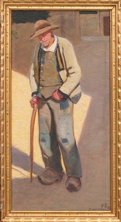 PELLE SVEDLUND, olja på duk, monogramsignerad och daterad -93.