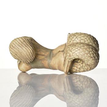 Stig Lindberg, a stoneware sculpture of a mermaid, "Najad", Gustavsberg, Sweden 1940s.