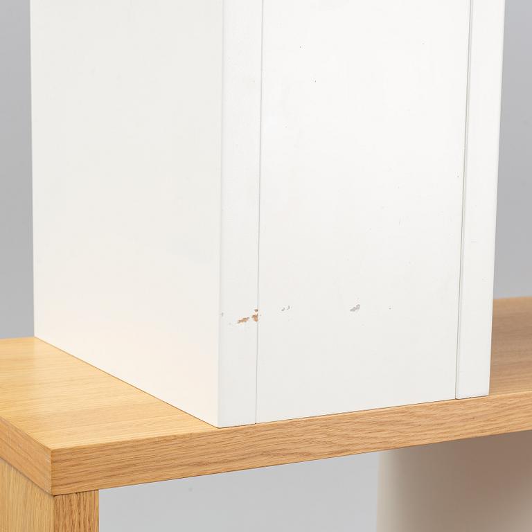 Terence Conran, a 'Counterbalance' oak bookcase, Content by Terence Conran.