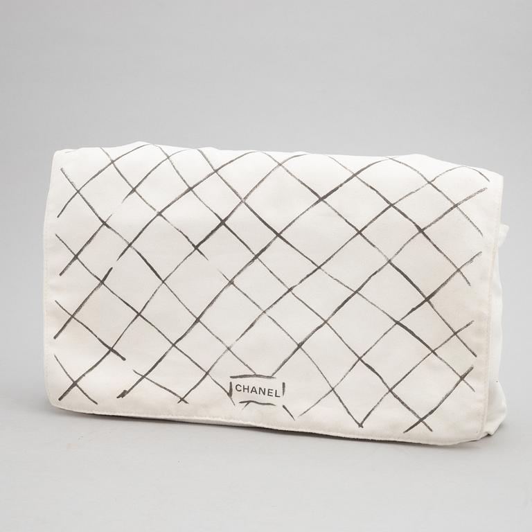 Chanel, a black caviar leather 'Double Flap Bag Jumbo', 2011.