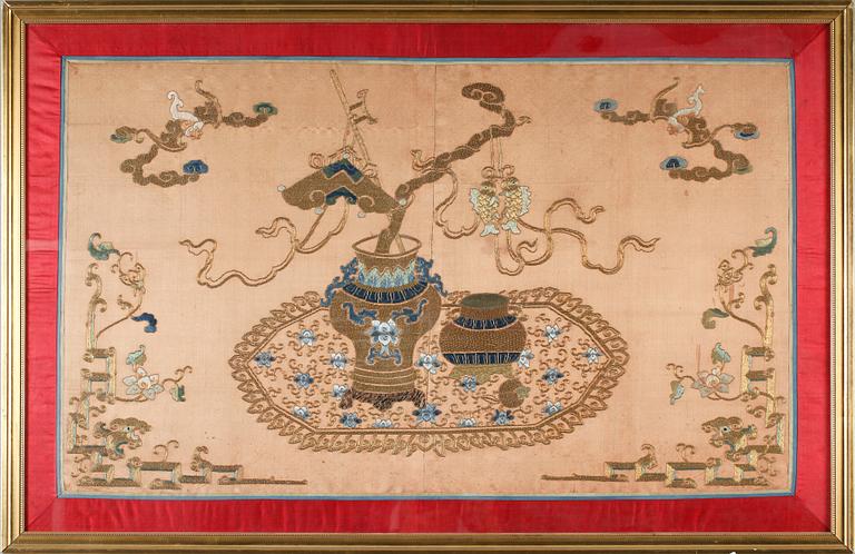 TAVLA, siden, Kina, sent 1800-/tidigt 1900-tal.