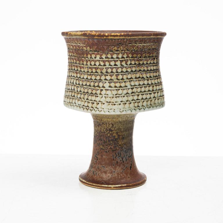 Stig Lindberg, vas på fot, stengods, Gustavsbergs Studio.