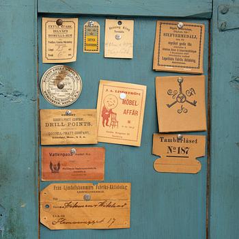 A painted late Baroque cabinet, 18th century.