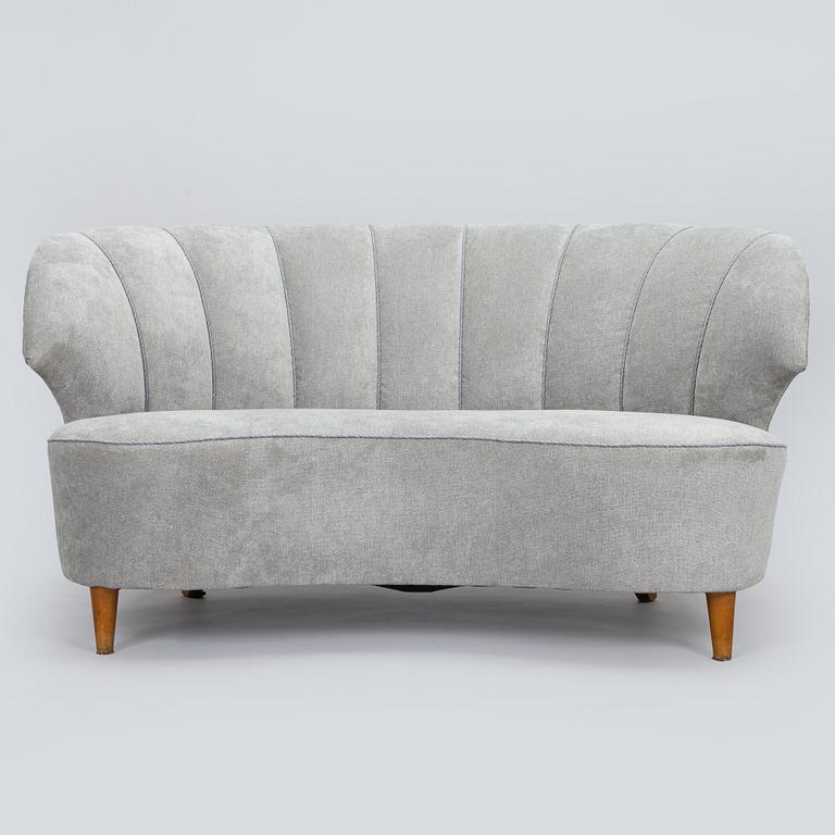 A mid-20th century sofa.