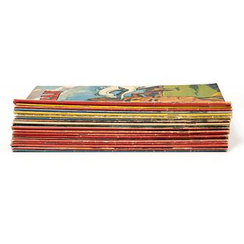 Comic books, 21 pieces, “Tarzan”, 1952.