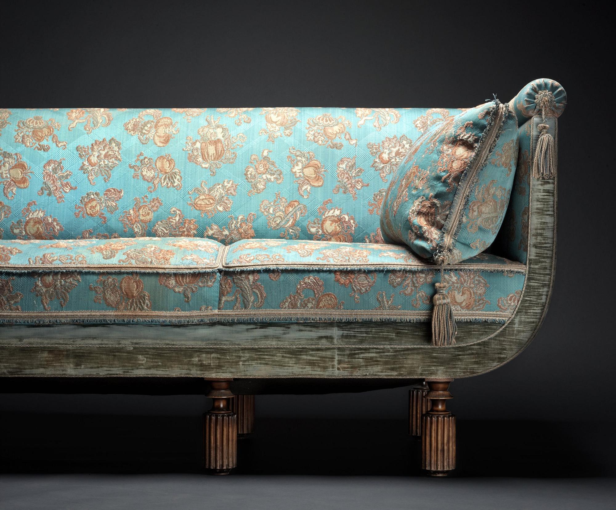 An Axel Einar Hjorth  originally upholstered 'Library' sofa, Nordiska Kompaniet, 1931.